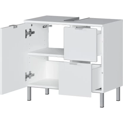 Germania Waschbeckenunterschrank Mauresa 8529 Weiß 56 Cm X 60 Cm 5 Germania Waschbeckenunterschrank Mauresa 8529 Weiß 56 Cm X 60 Cm – Bild 3
