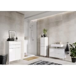 Germania Badkommode Mauresa 8531 Weiß 97 Cm X 60 Cm -Badezimmergeschäft 005949853140 11029600 AB01