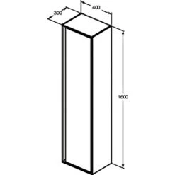 Ideal Standard Hochschrank Connect Air 160 Cm Mit 1 Softclose Tür Weiß 9 Ideal Standard Hochschrank Connect Air 160 Cm Mit 1 Softclose Tür Weiß -Badezimmergeschäft 017830519683 E0832B2 VM 04