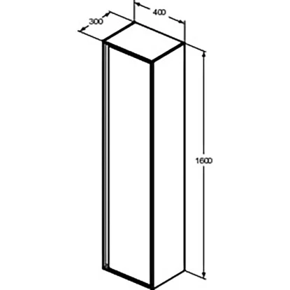 Ideal Standard Hochschrank Connect Air 160 Cm Mit 1 Softclose Tür Weiß 6 Ideal Standard Hochschrank Connect Air 160 Cm Mit 1 Softclose Tür Weiß – Bild 4