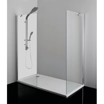 Seitenwand Sanoflex 6 Mm Chrom 65 Cm X 195 Cm 4 Seitenwand Sanoflex 6 Mm Chrom 65 Cm X 195 Cm – Bild 2