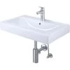 Geberit Waschbecken ICon 60 Cm Inkl. Armatur Weiß -Badezimmergeschäft 05261000 GeberitiConWT60cm