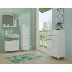 Germania Badkommode Mauresa 8531 Weiß 97 Cm X 60 Cm -Badezimmergeschäft 05949853140 11029600 AB 03