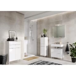 Germania Badkommode Mauresa 8531 Weiß 97 Cm X 60 Cm -Badezimmergeschäft 05949853140 11029600 AB 04