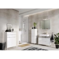 Germania Badschrank Mauresa 8532 Weiß 120 Cm X 34 Cm -Badezimmergeschäft 05949853263 11029600 AB 03