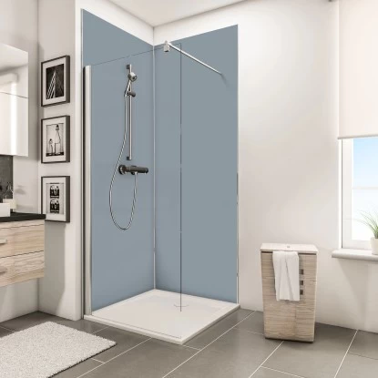 Schulte ExpressPlus DecoDesign Duschrückwand Set Ecke Dekor Hellgrau 4 Schulte ExpressPlus DecoDesign Duschrückwand Set Ecke Dekor Hellgrau – Bild 2