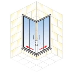 Schulte ExpressPlus Eckeinstieg Variabel Sunny80-90 X 80-90 X 180 Cm 4-teilig 9 Schulte ExpressPlus Eckeinstieg Variabel Sunny80-90 X 80-90 X 180 Cm 4-teilig -Badezimmergeschäft 060991064715 2053 064715 5