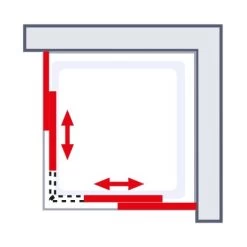 Schulte ExpressPlus Eckeinstieg Variabel Sunny80-90 X 80-90 X 180 Cm 4-teilig 10 Schulte ExpressPlus Eckeinstieg Variabel Sunny80-90 X 80-90 X 180 Cm 4-teilig -Badezimmergeschäft 060991064715 2053 064715 6