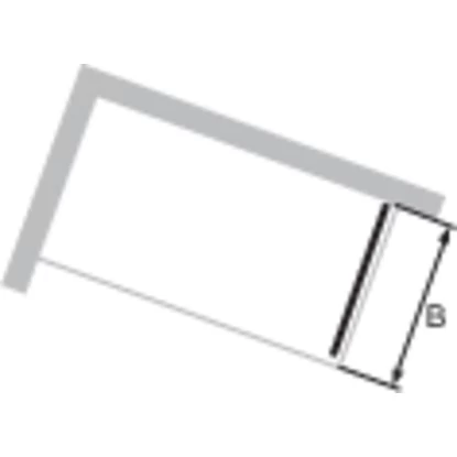 Hüppe Seitenwand EasyEntry Für Gleittür BxH: 110 Cm X 200 Cm Silber Hochglanz 4 Hüppe Seitenwand EasyEntry Für Gleittür BxH: 110 Cm X 200 Cm Silber Hochglanz – Bild 2