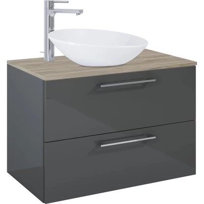 Maximus Waschbeckenunterschrank 80 Cm Stylo 2 Schubladen Anthrazit 6 Maximus Waschbeckenunterschrank 80 Cm Stylo 2 Schubladen Anthrazit – Bild 4