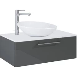 Maximus Waschbeckenunterschrank 80 Cm Stylo Anthrazit -Badezimmergeschäft 08204 4807 5902490643185 2