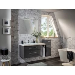 Fackelmann Midischrank 30,5 Cm Hype 3.0 Anthrazit -Badezimmergeschäft 0 3254 83161 MidiHype3.0 3