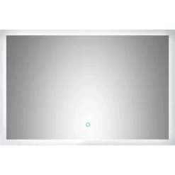 LED-Lichtspiegel 90x60 Cm Neutralweiß Mit Touch Bedienung
