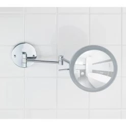 Wenko Power-Loc LED Wandspiegel Aura -Badezimmergeschäft 1068 wenko badzubehoer 11