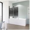 Schulte ExpressPlus Badewannenaufsatz Komfort Sicherheitsglas (ESG) 112 X 140 Cm -Badezimmergeschäft 108057 2053 2