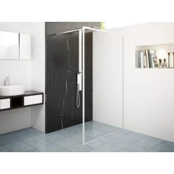Baliv Duschabtrennung Walk-In DUK-120.80 120 Cm X 195 Cm Chrom -Badezimmergeschäft 111000 AB02 190221 L RET01