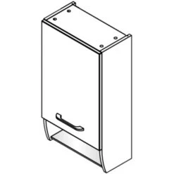 Fackelmann Hängeschrank Sceno Weiß -Badezimmergeschäft 140424 3254 1