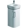 Geberit Eck-Waschbeckenunterschrank 42,5 Cm Renova Compact Mit 2 Türen Weiß