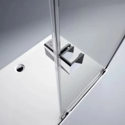 Hüppe Xtensa Pure Walk In Gleittür 1-teilig Linksbefestigung 160-180 Cm X 200 Cm -Badezimmergeschäft 159157 XtensaGriff 1