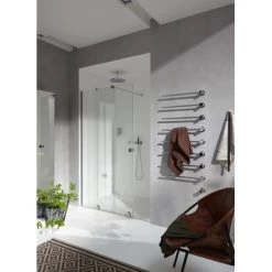 Hüppe Xtensa Pure Walk In Gleittür 1-teilig Linksbefestigung 160-180 Cm X 200 Cm -Badezimmergeschäft 159157 XtensaNische 1