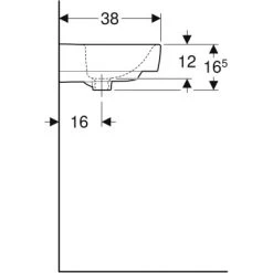 Geberit Handwaschbecken Renova Plan 50 Cm Ohne Hahnloch O. Überl. Weiß KeraTect 9 Geberit Handwaschbecken Renova Plan 50 Cm Ohne Hahnloch O. Überl. Weiß KeraTect -Badezimmergeschäft 1769451 20200402 105923 3