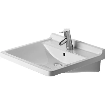 Duravit Waschbecken Starck 3 Vital 60 Cm Weiß Mit Überlauf + 1 Hahnloch 3 Duravit Waschbecken Starck 3 Vital 60 Cm Weiß Mit Überlauf + 1 Hahnloch