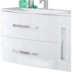 Fackelmann Waschbeckenunterschrank 80 Cm Lugano Pinie-Weiß