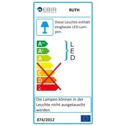 LED-Spiegelleuchte Ruth S3 49 Cm EEK: A+ -Badezimmergeschäft 237712 4123 1709eek