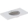 Geberit Waschbecken Preciosa 100 Cm Mit Ablagefläche KeraTect