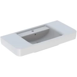 Geberit Aufsatzwaschbecken Renova Plan 100 Cm Weiß