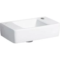 Geberit Handwaschbecken Renova Plan 40 Cm Weiß Mit Hahnloch