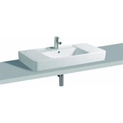 Geberit Aufsatzwaschbecken Renova Plan 100 Cm KeraTect -Badezimmergeschäft 23 8315005 print hauptbild