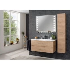 Fackelmann Hochschrank 30 Cm B.perfekt Ast-Eiche -Badezimmergeschäft 245548 3254 3