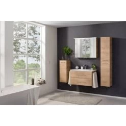 Fackelmann Hochschrank 30 Cm B.perfekt Ast-Eiche -Badezimmergeschäft 245548 3254 5