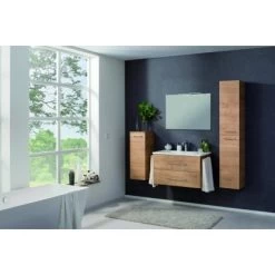 Fackelmann Hochschrank 30 Cm B.perfekt Ast-Eiche -Badezimmergeschäft 245548 3254 6