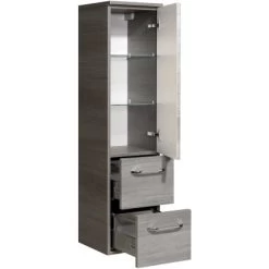 Pelipal Midischrank 30 Cm Quantum 5 Graphit -Badezimmergeschäft 2463024 2467 2