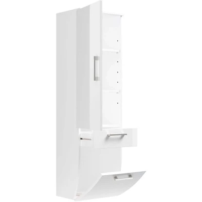 Posseik Hochschrank Rima 40 Cm Weiß 5 Posseik Hochschrank Rima 40 Cm Weiß – Bild 3