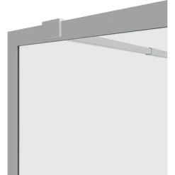 Baliv Duschabtrennung Walk-In DUK-120.80 120 Cm X 195 Cm Chrom -Badezimmergeschäft 250312111000 CU01 190221 L