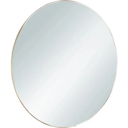 Mirrors & More Dekospiegel Esra Metall Goldfarbig Ø 50 Cm 4 Mirrors & More Dekospiegel Esra Metall Goldfarbig Ø 50 Cm – Bild 2