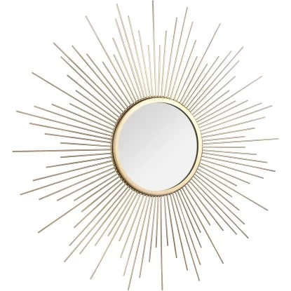 Mirrors & More Dekospiegel Sunny Gold Ø 60 Cm 8 Mirrors & More Dekospiegel Sunny Gold Ø 60 Cm – Bild 6