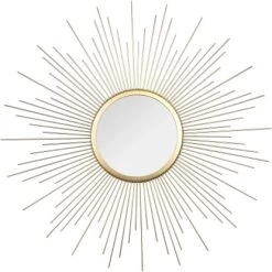 Mirrors & More Dekospiegel Sunny Gold Ø 60 Cm 21 Mirrors & More Dekospiegel Sunny Gold Ø 60 Cm -Badezimmergeschäft 251820301952 11006800 1 7