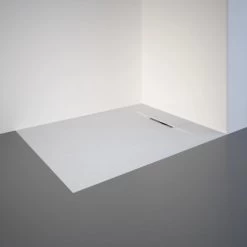 Schulte ExpressPlus Duschwanne DWM-Tecmit Steinstruktur 80 X 100 Cm Mattweiß