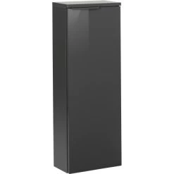 Fackelmann Midischank Slim Luna 30,5 Cm Anthrazit Hochglanz