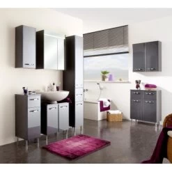 Pelipal Waschbeckenunterschrank 60 Cm Velo Anthrazit Hochglanz -Badezimmergeschäft 273187 2467 Velo F37 3