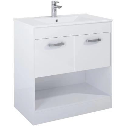 Waschbeckenunterschrank 80 Cm Zen Weiß 3 Waschbeckenunterschrank 80 Cm Zen Weiß