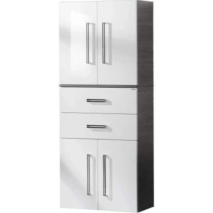 Fackelmann Hochschrank 70,5 Cm Lugano Pinie-Weiß 3 Fackelmann Hochschrank 70,5 Cm Lugano Pinie-Weiß