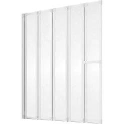 Schulte Badewannenaufsatz 5-teilig Kunstglas Softline Hell Weiß -Badezimmergeschäft 32020 2053 4060991004360 2