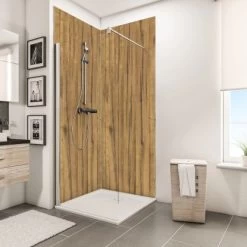 Schulte DecoDesign Duschrückwand Dekor Schwarzwaldeiche Hell 255 X 100 Cm -Badezimmergeschäft 32020 2053 4060991008795 7