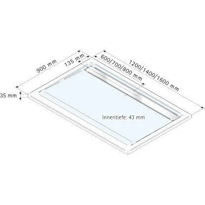 Schulte Duschwanne Mit Rinne Rechteck 90 Cm X 140 Cm 4 Schulte Duschwanne Mit Rinne Rechteck 90 Cm X 140 Cm – Bild 2