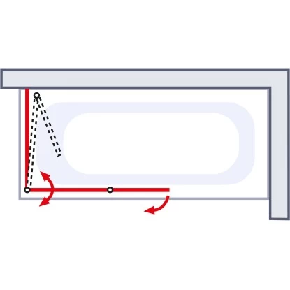 Schulte Badewannenaufsatz 2-teilig Mit Seitenwand 114,5 Cm X 140 Cm 5 Schulte Badewannenaufsatz 2-teilig Mit Seitenwand 114,5 Cm X 140 Cm – Bild 3